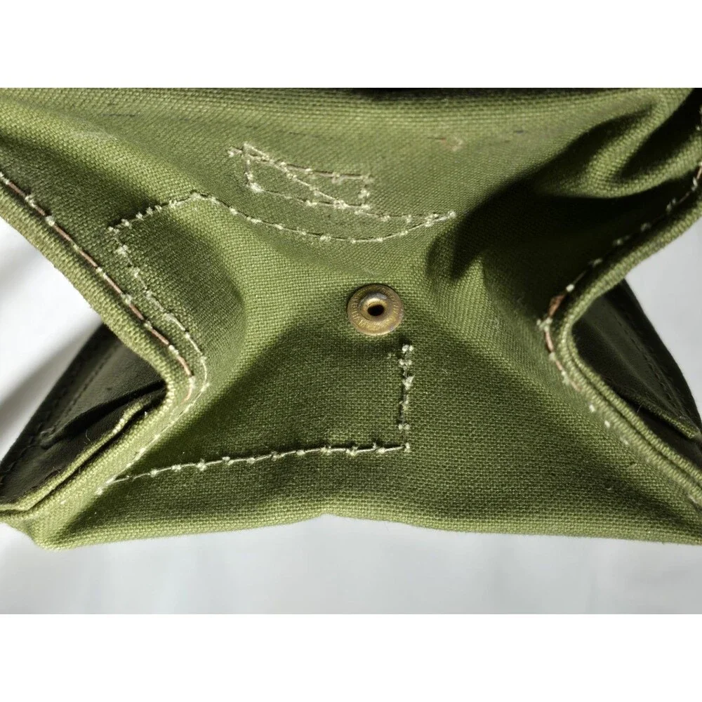 Original 1944 British Light II Respirator Pouch Bag Carry WWII Canvas Haversack
